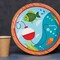 8 Count Little Fisherman Paper Plates 9 Inch Dinner Plates for Birthday and Retirement